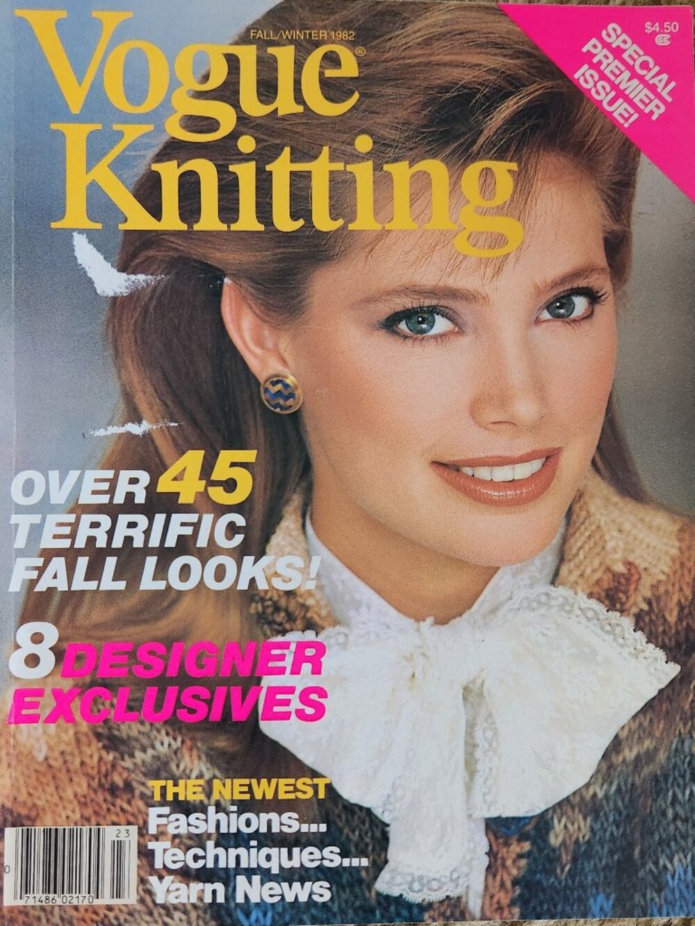 Vogue Knitting Magazine fall/winter 1982 , this is for the magazine patterns